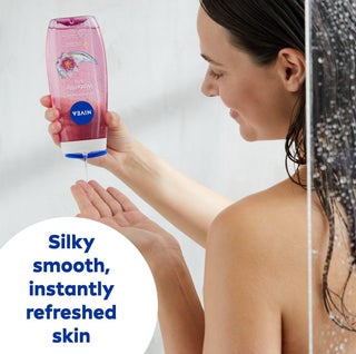 NIVEA Shower Gel Body Wash, Waterlily & Oil with Vitamins, 3x250ml - view 4